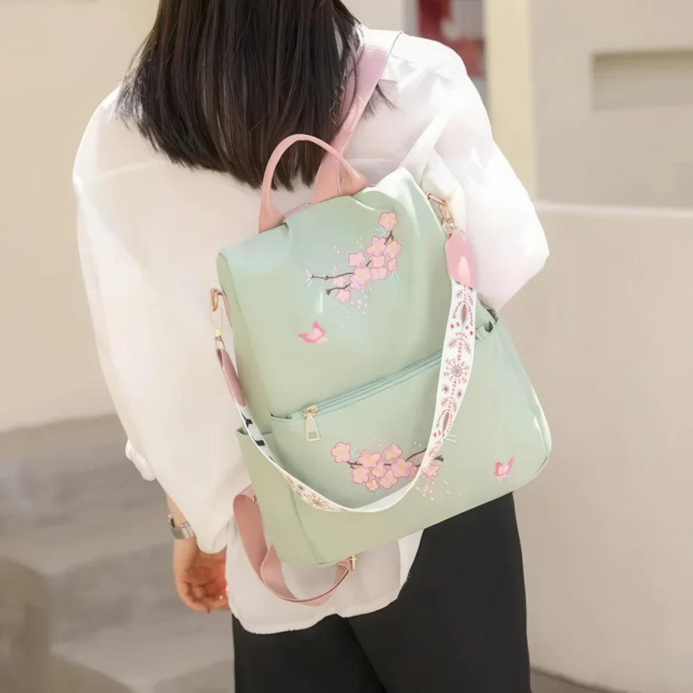 Sac à Dos à Fleurs Femme