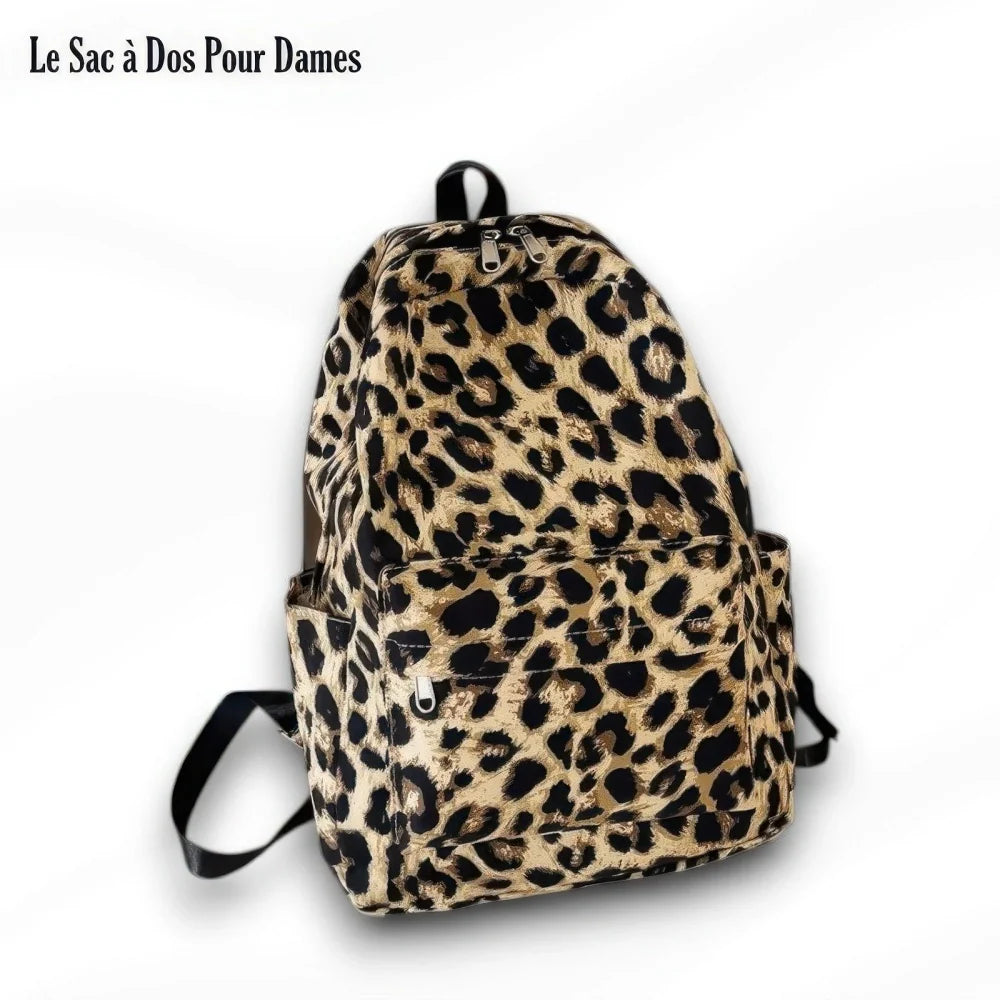 Sac à Dos Léopard Femme
