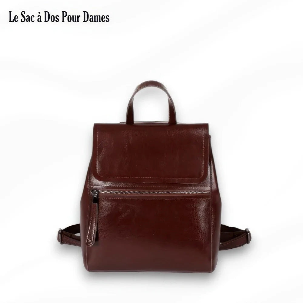 Sac à Dos Marron Femme